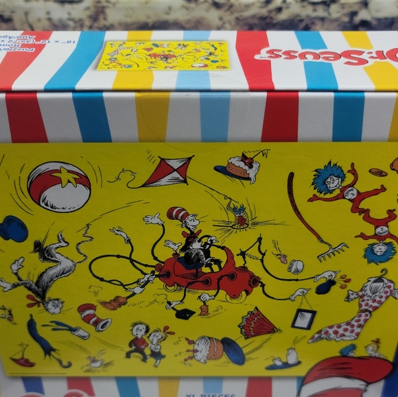 Dr. Seuss The Cat In The Hat 24 XL Piece Puzzle (18" x 12")  With Bonus Poster - Picture 4 of 5